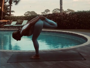 The Power of Resilience - yoga bu the pool