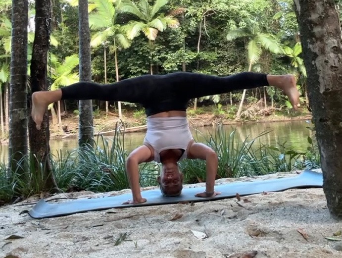 Here and There YOga in the jungle